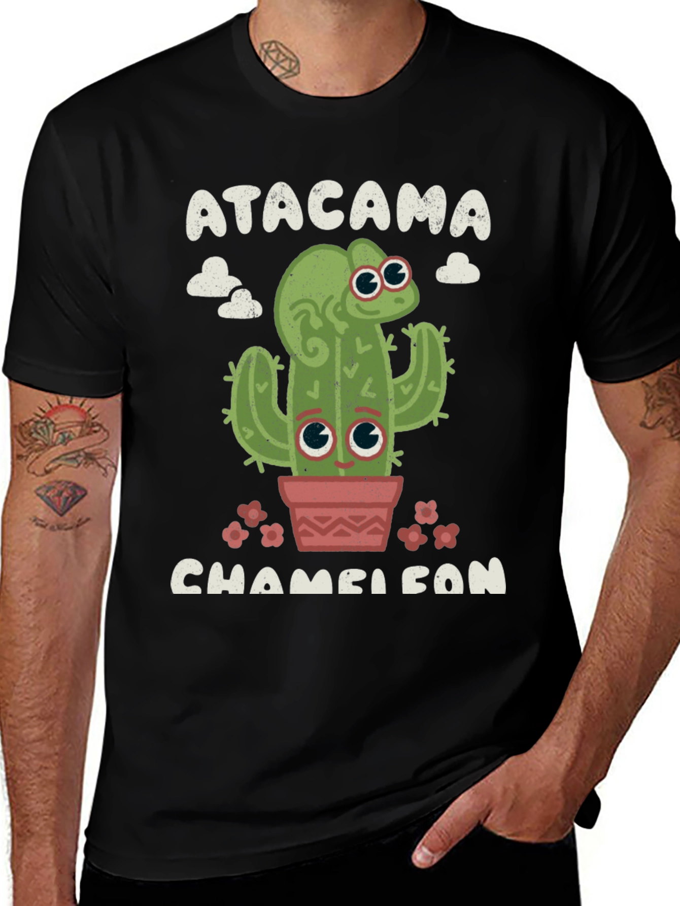 Atacama Chameleon Cactus T-Shirt