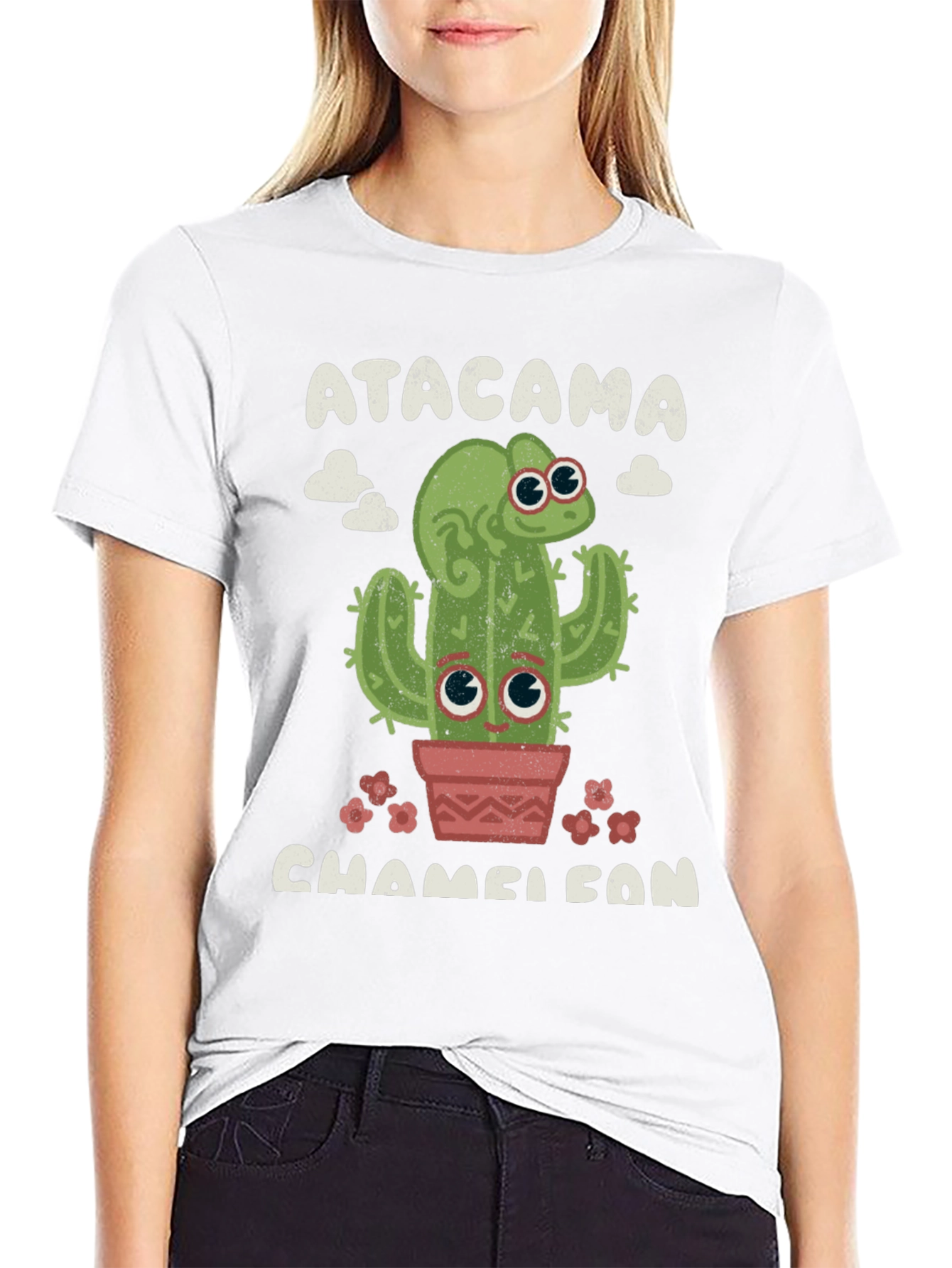 Atacama Chameleon Cactus T-Shirt