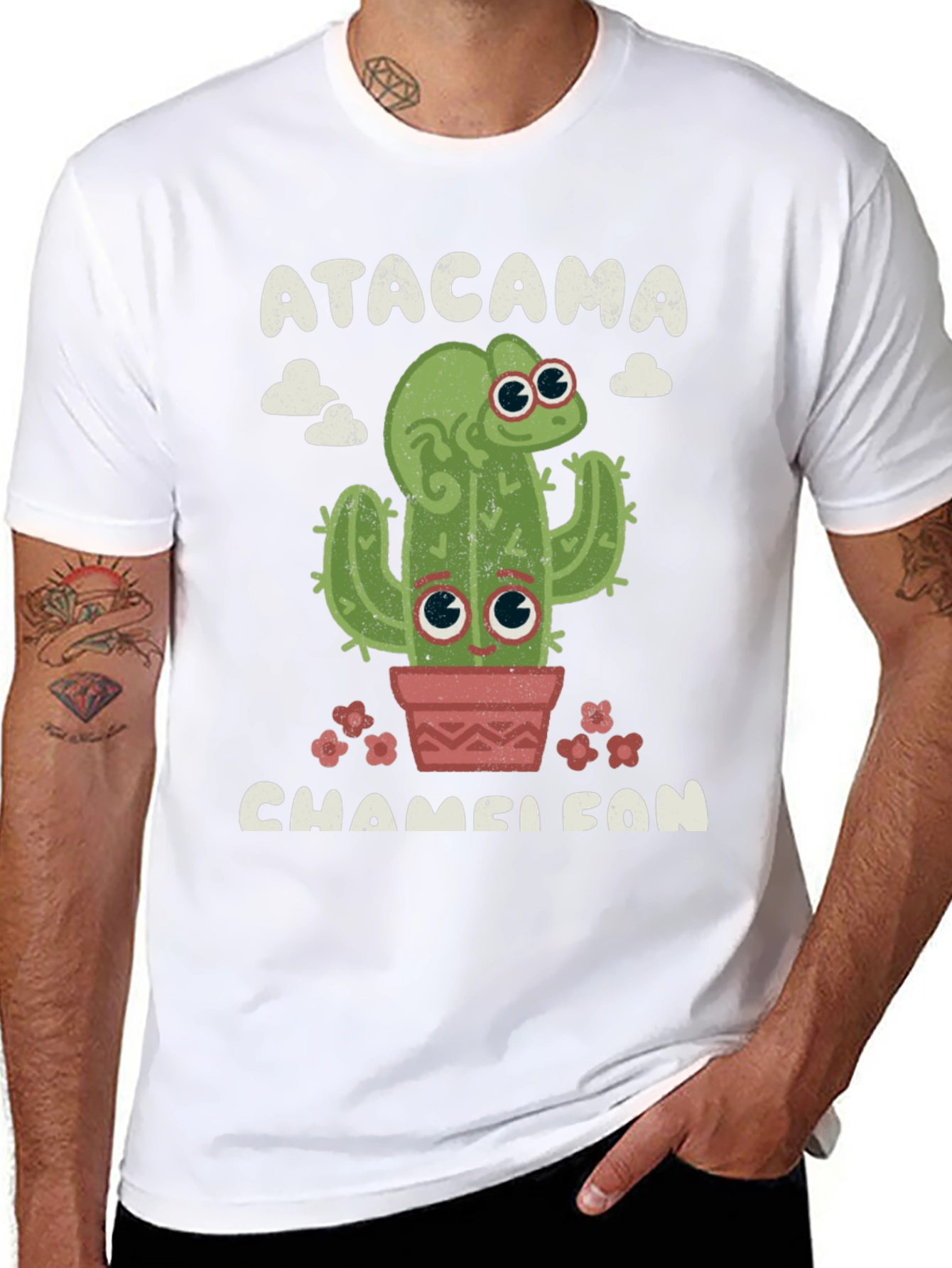 Atacama Chameleon Cactus T-Shirt