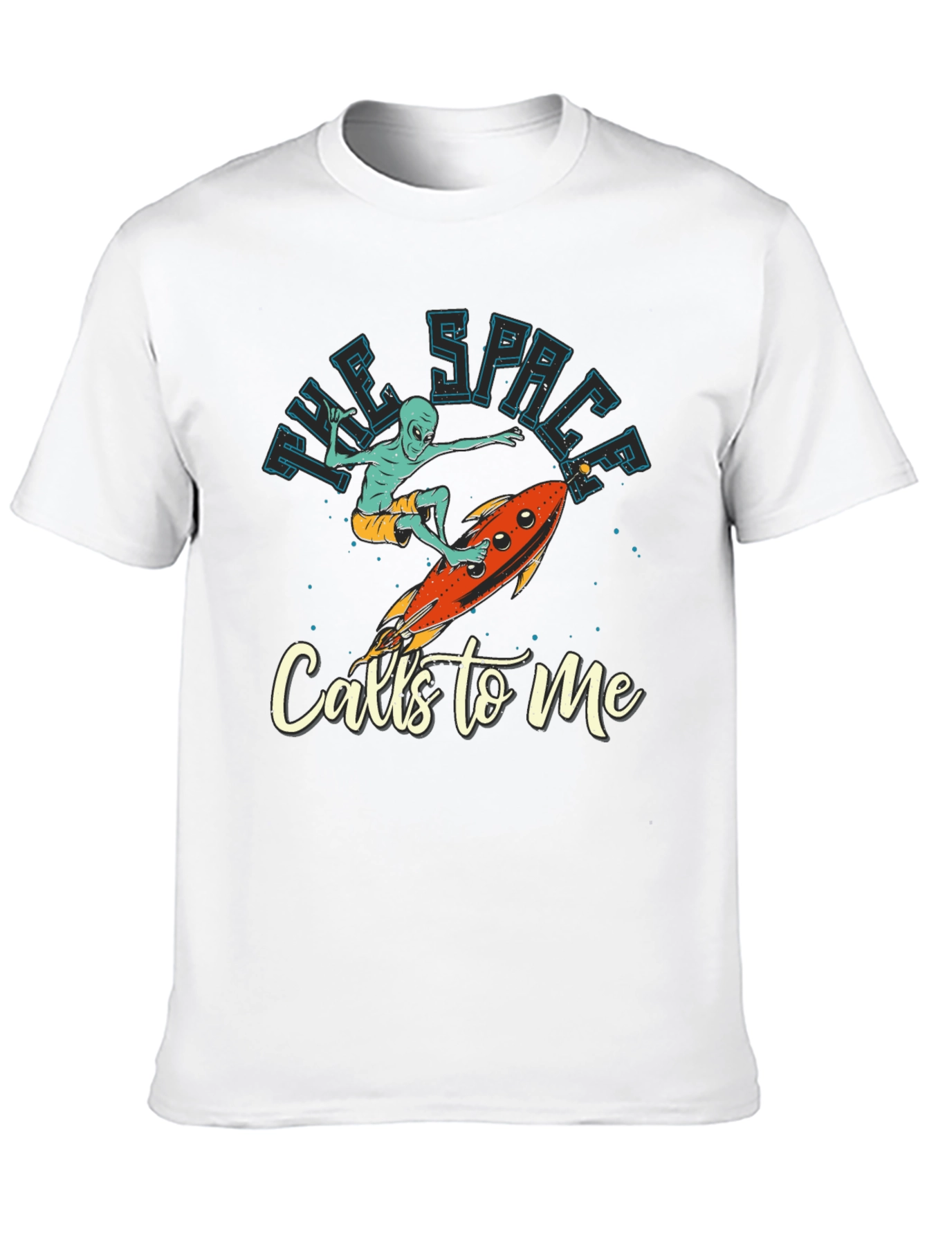 Alien Surfer T-Shirt - The Space Calls To Me