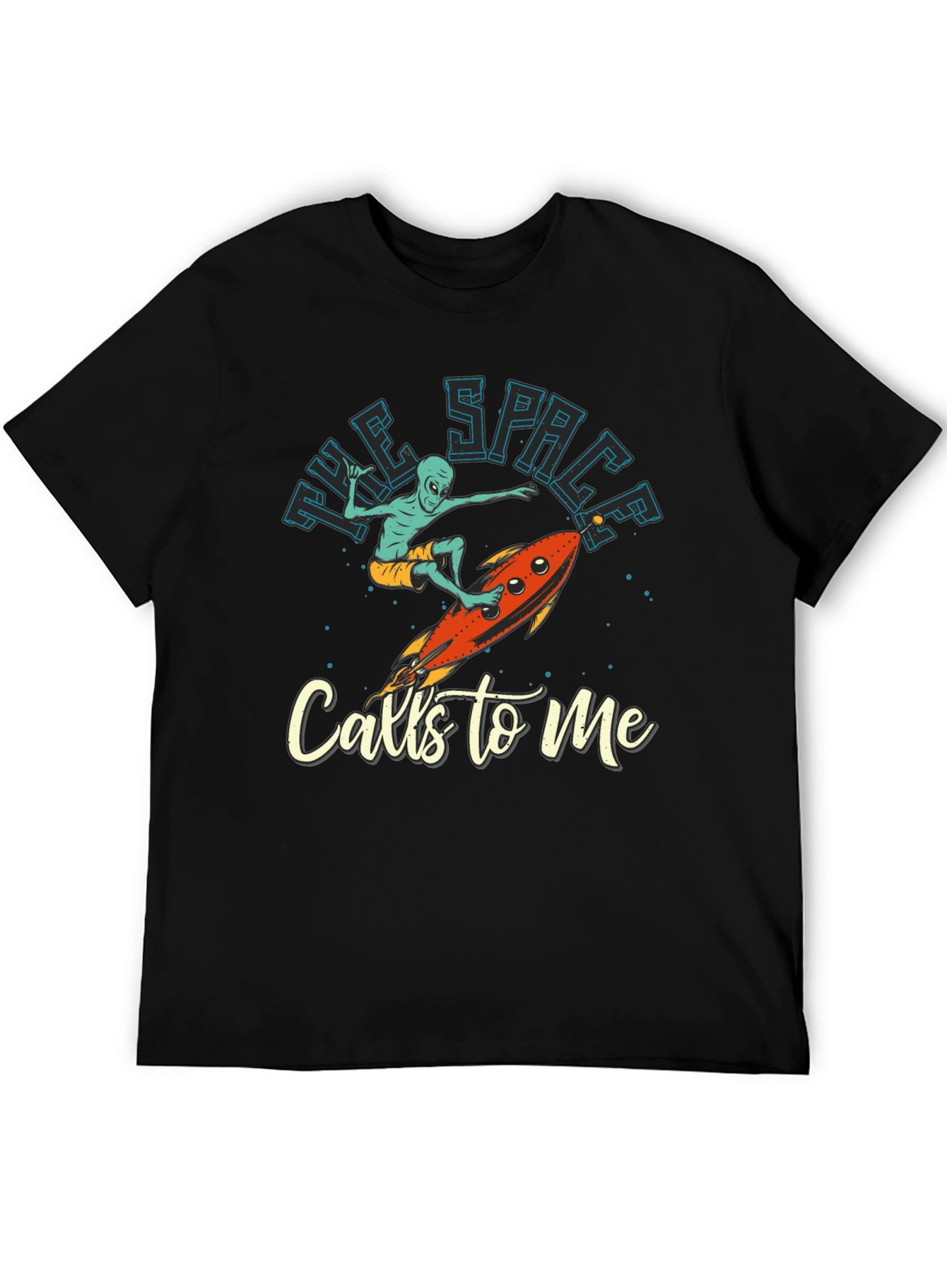 Alien Surfer T-Shirt - The Space Calls To Me