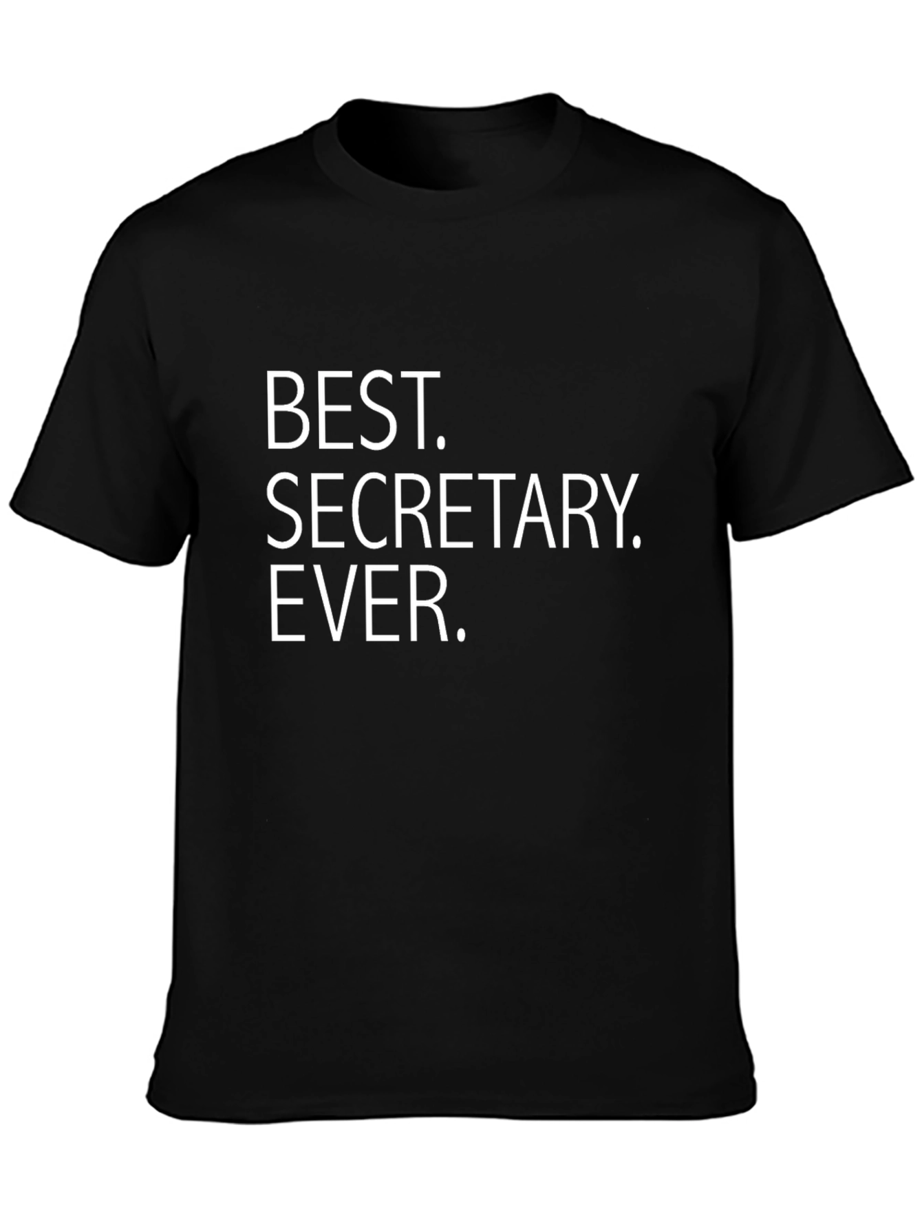 Best Secretary Ever Black T-Shirt