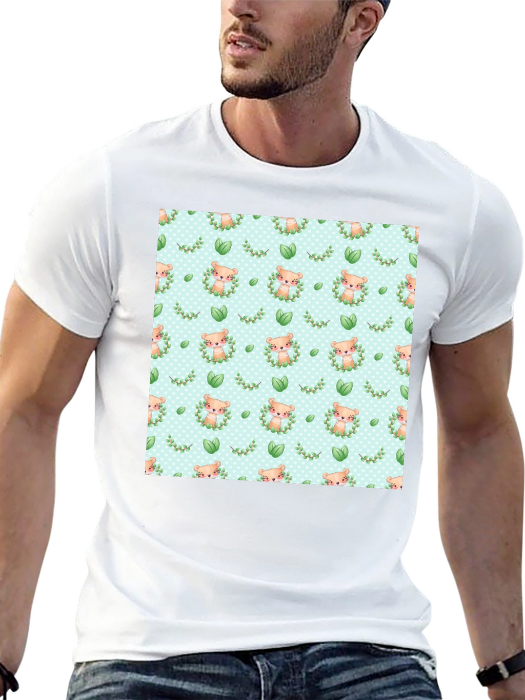 Cute Otter Pattern T-Shirt