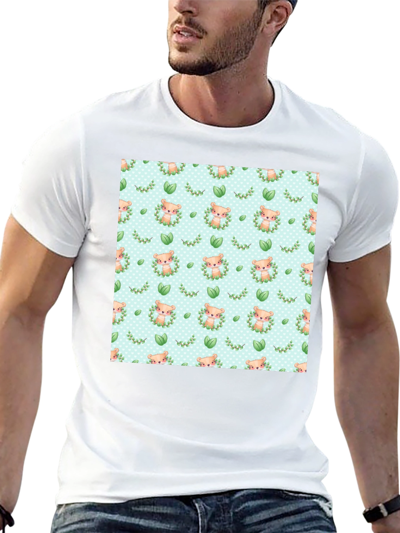 Cute Otter Pattern T-Shirt