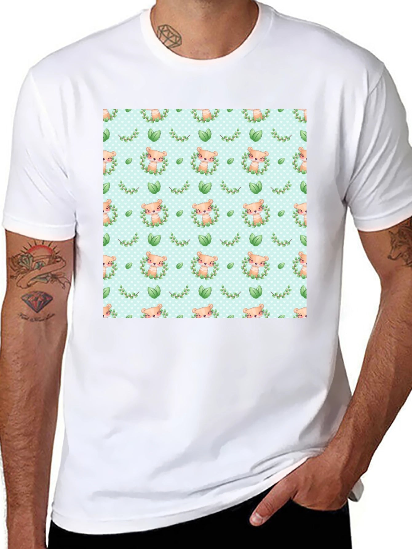 Cute Otter Pattern T-Shirt
