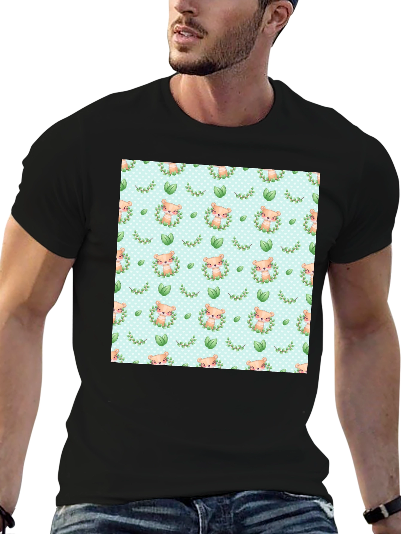 Cute Otter Pattern T-Shirt