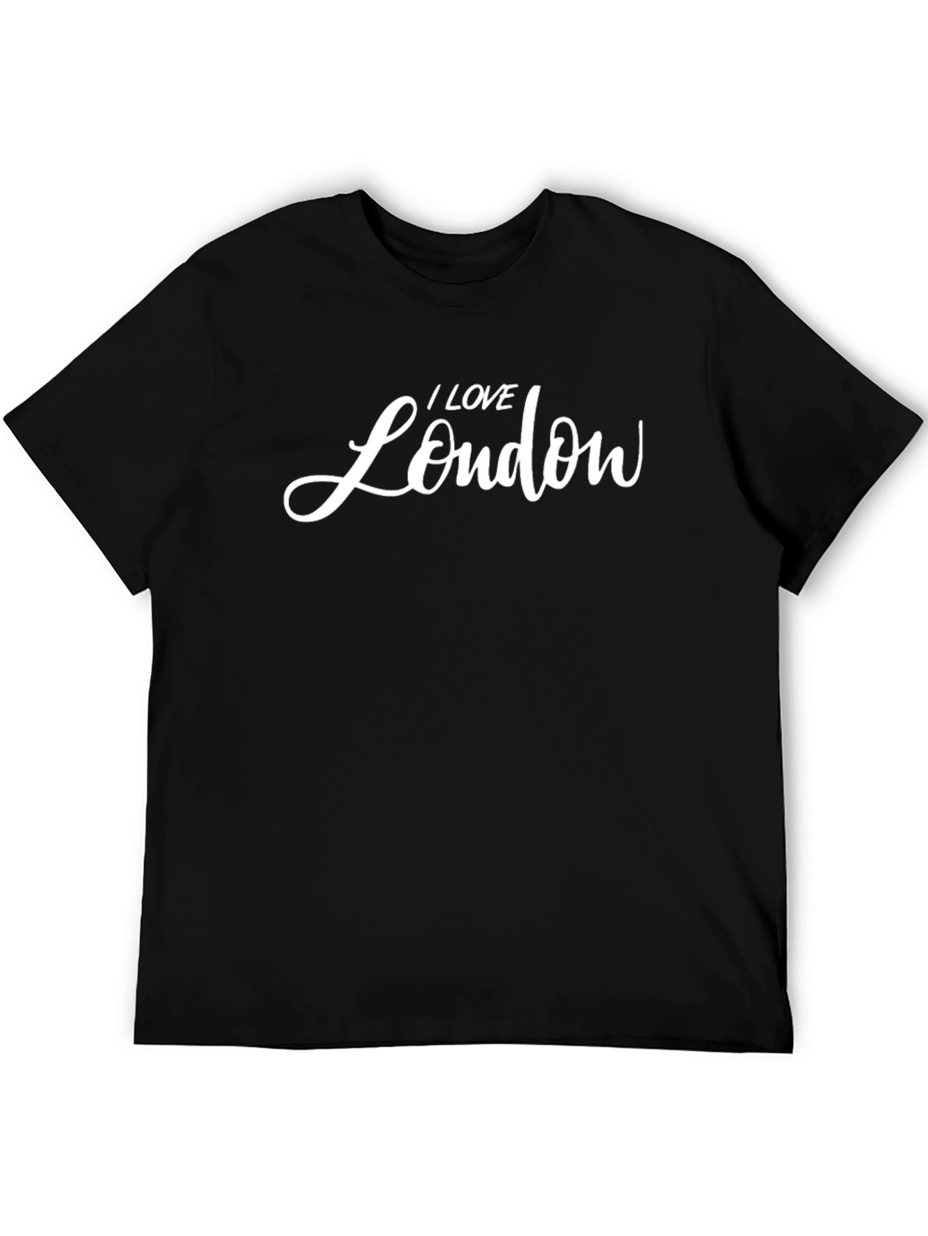 I Love London Black Graphic Tee