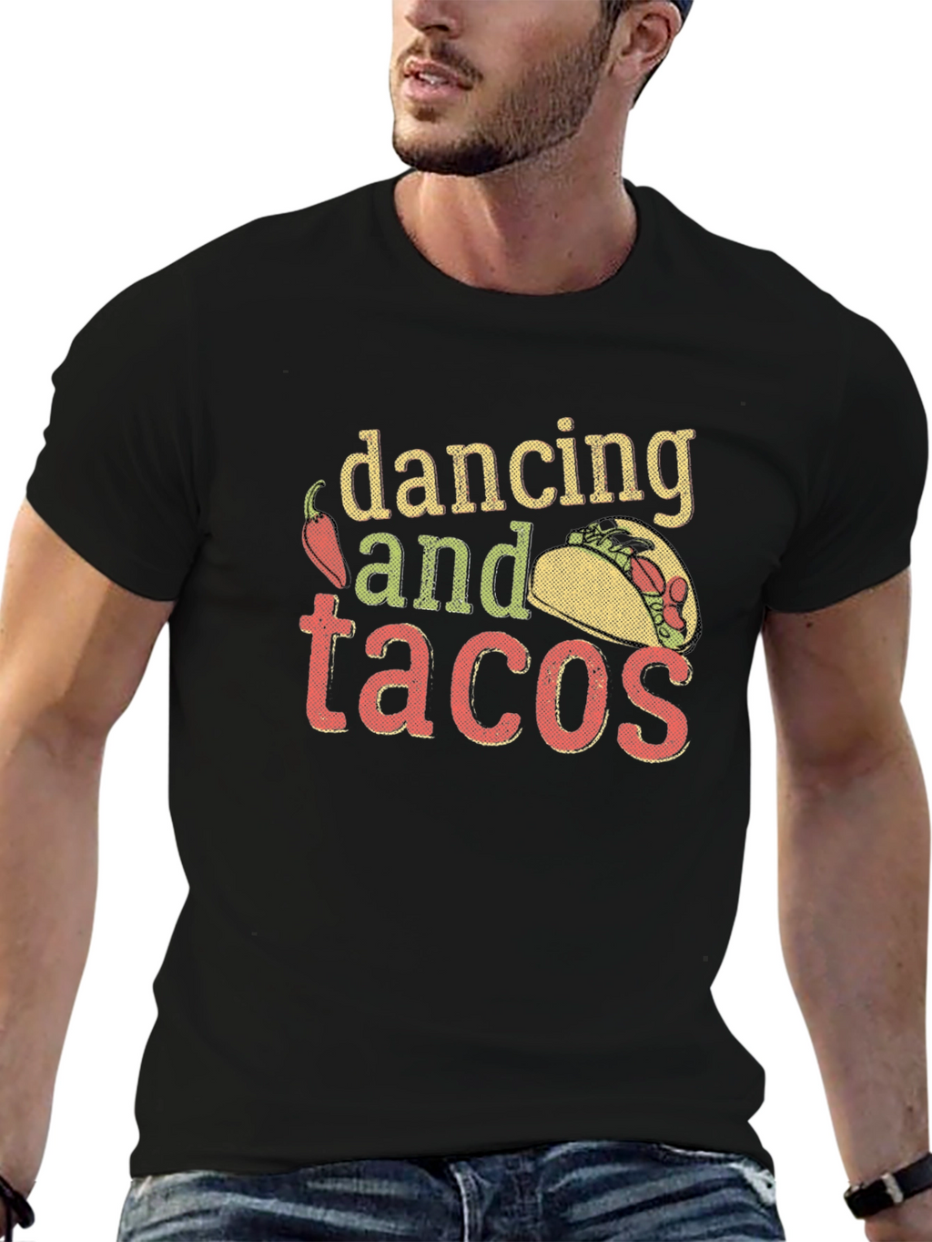 Dancing and Tacos Graphic T-Shirt