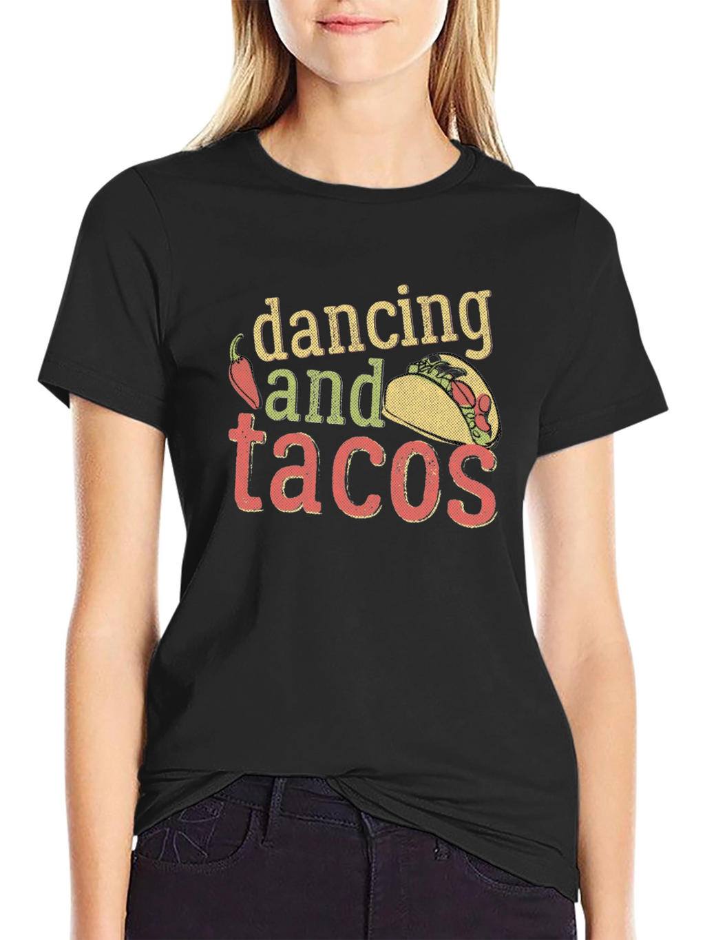 Dancing and Tacos Graphic T-Shirt