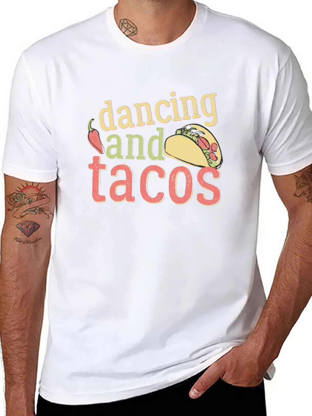 Dancing and Tacos Graphic T-Shirt