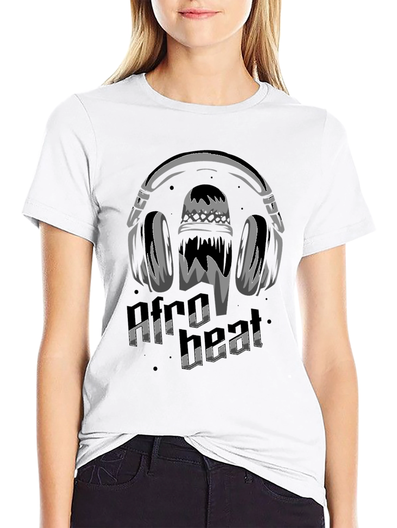 Afro Beat Graphic Tee - Music Lovers T-Shirt