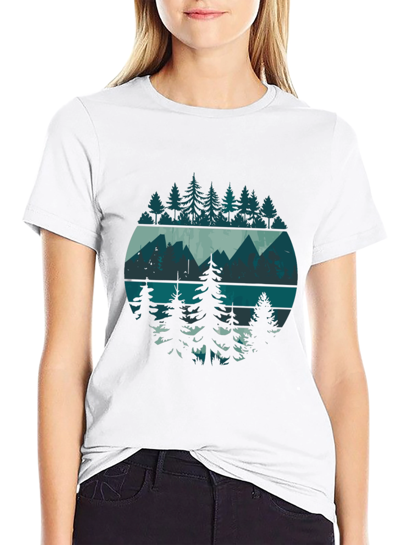 Mountain & Trees Graphic Tee
