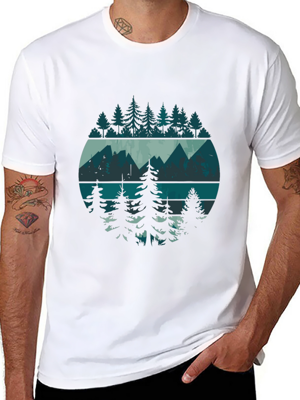 Mountain & Trees Graphic Tee