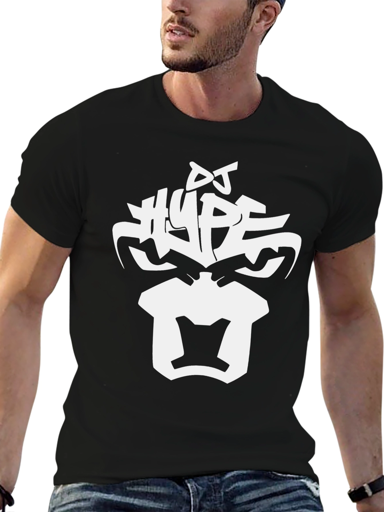 DJ Hype Gorilla Graphic Black T-Shirt