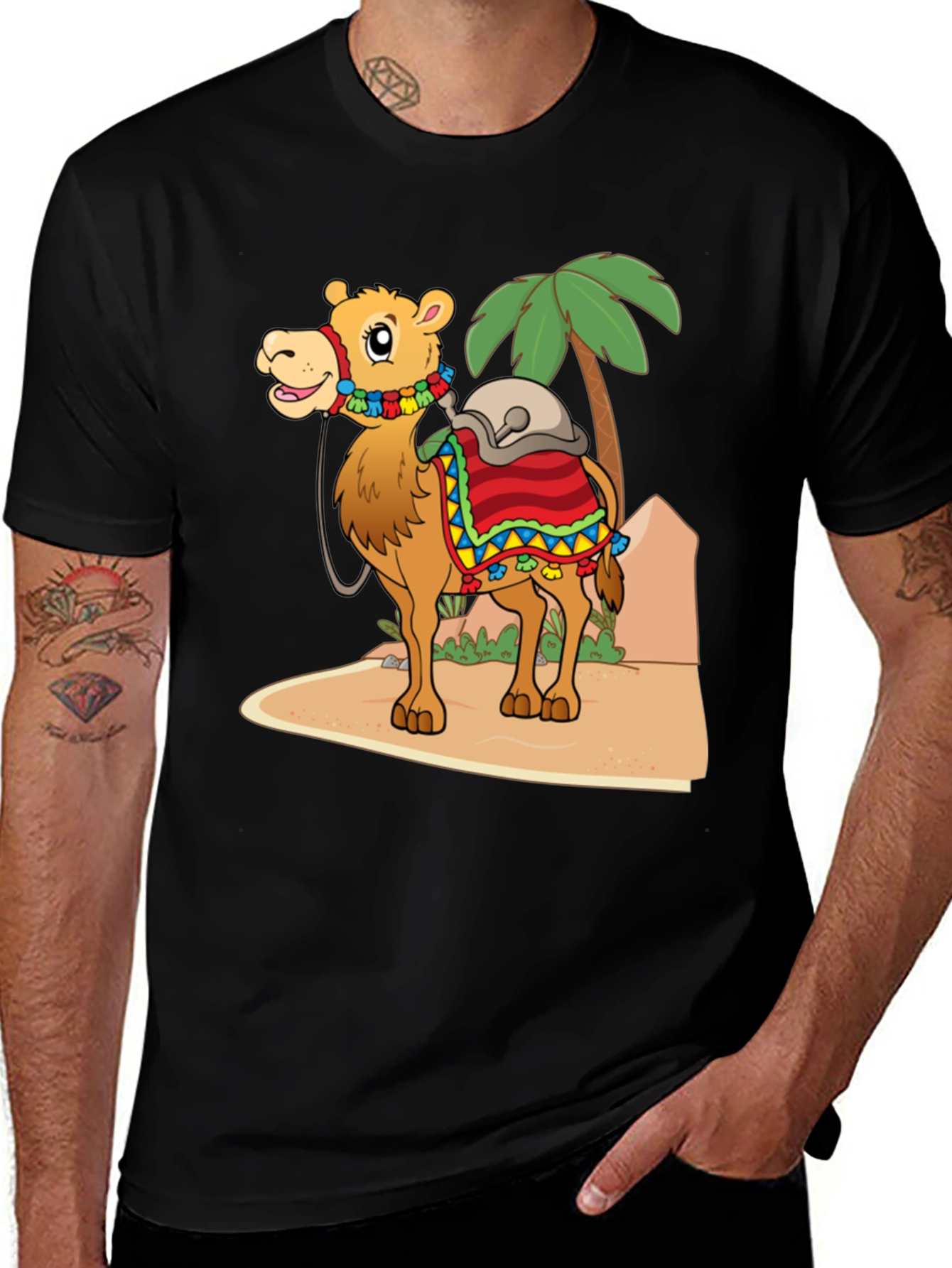 Camel Cartoon T-Shirt