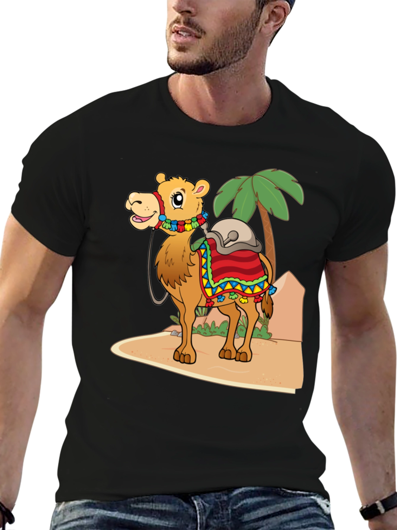 Camel Cartoon T-Shirt