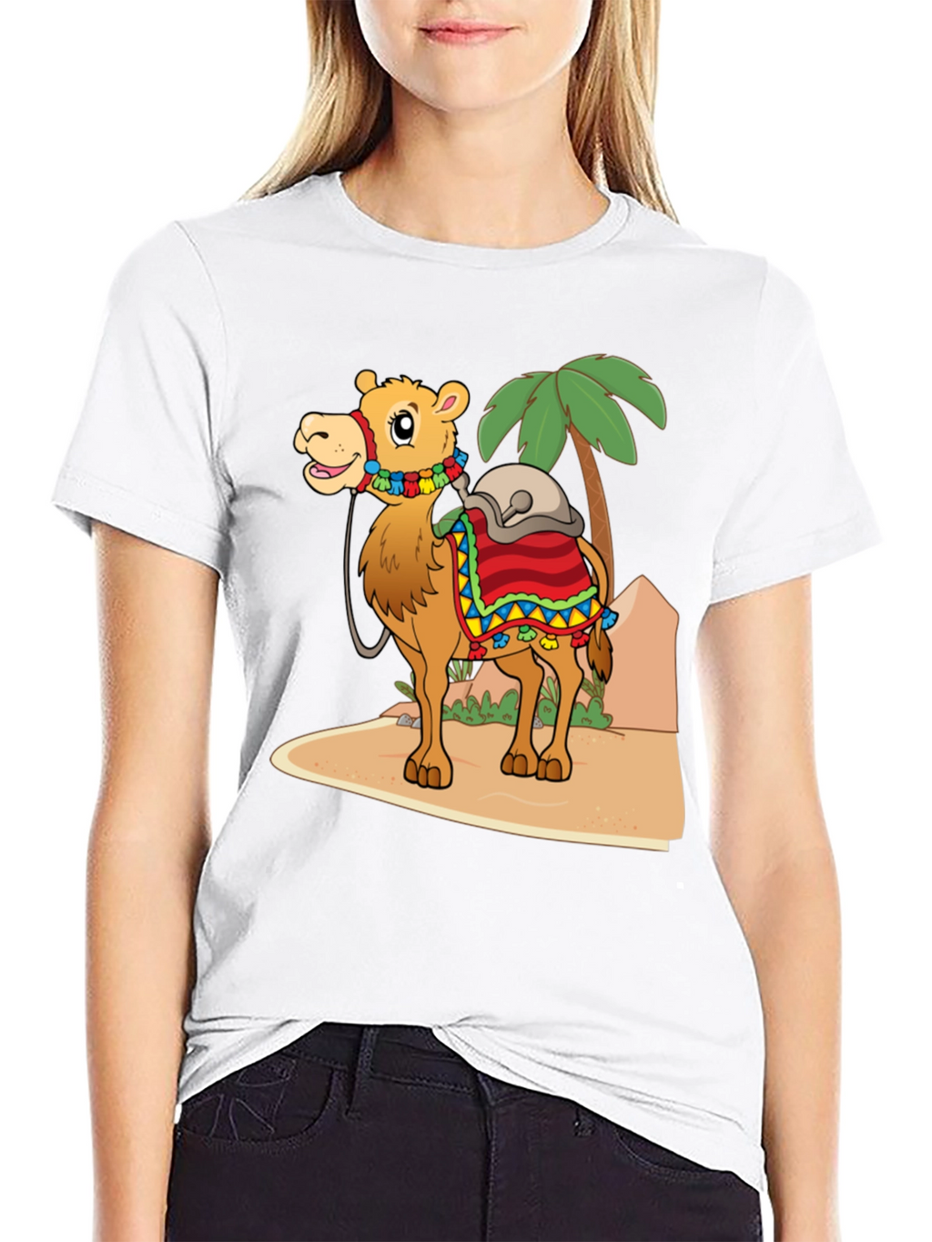 Camel Cartoon T-Shirt