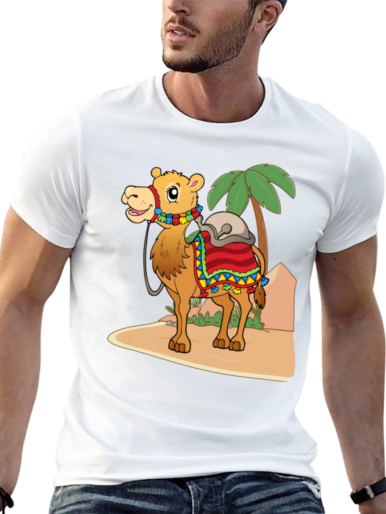 Camel Cartoon T-Shirt