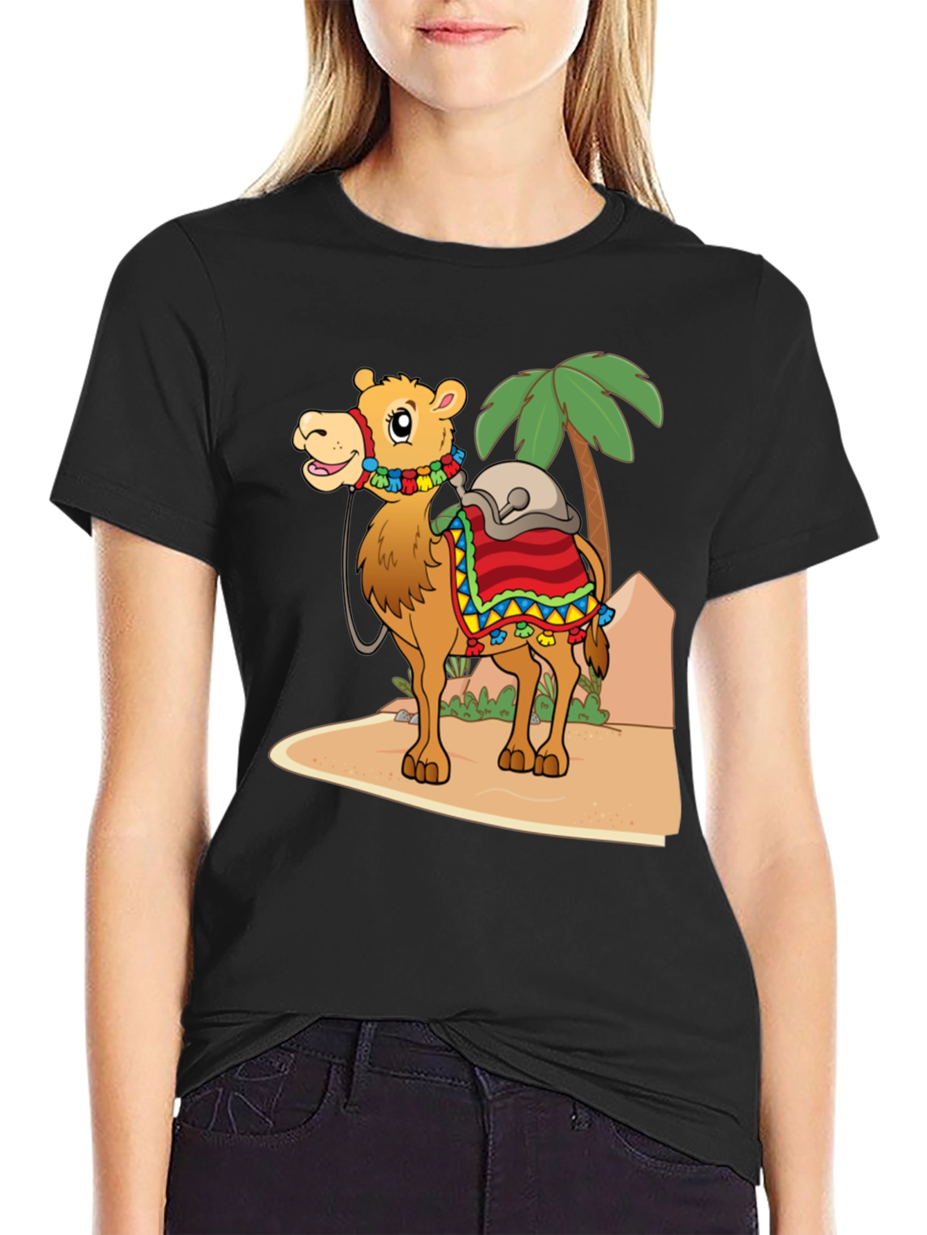 Camel Cartoon T-Shirt