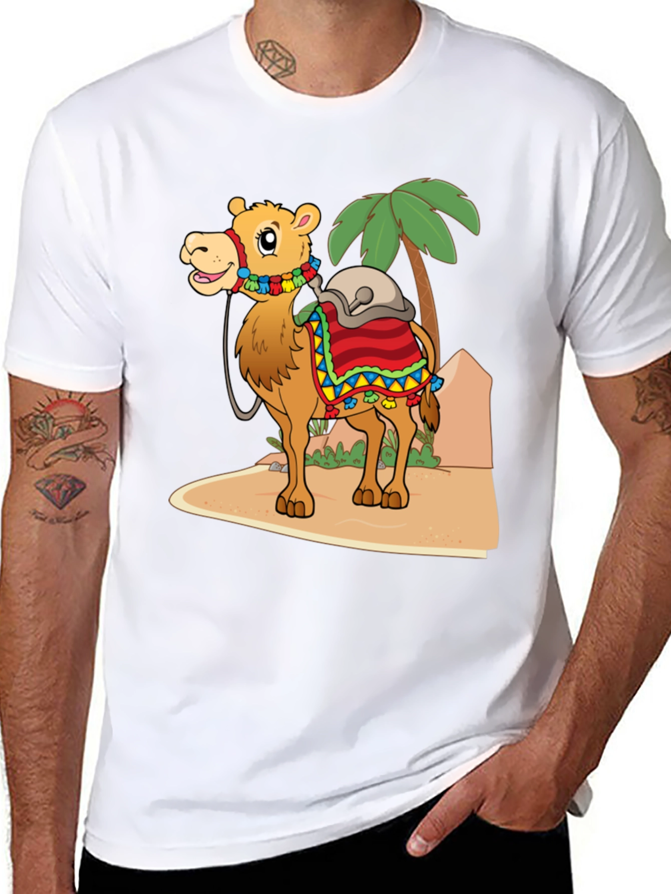 Camel Cartoon T-Shirt