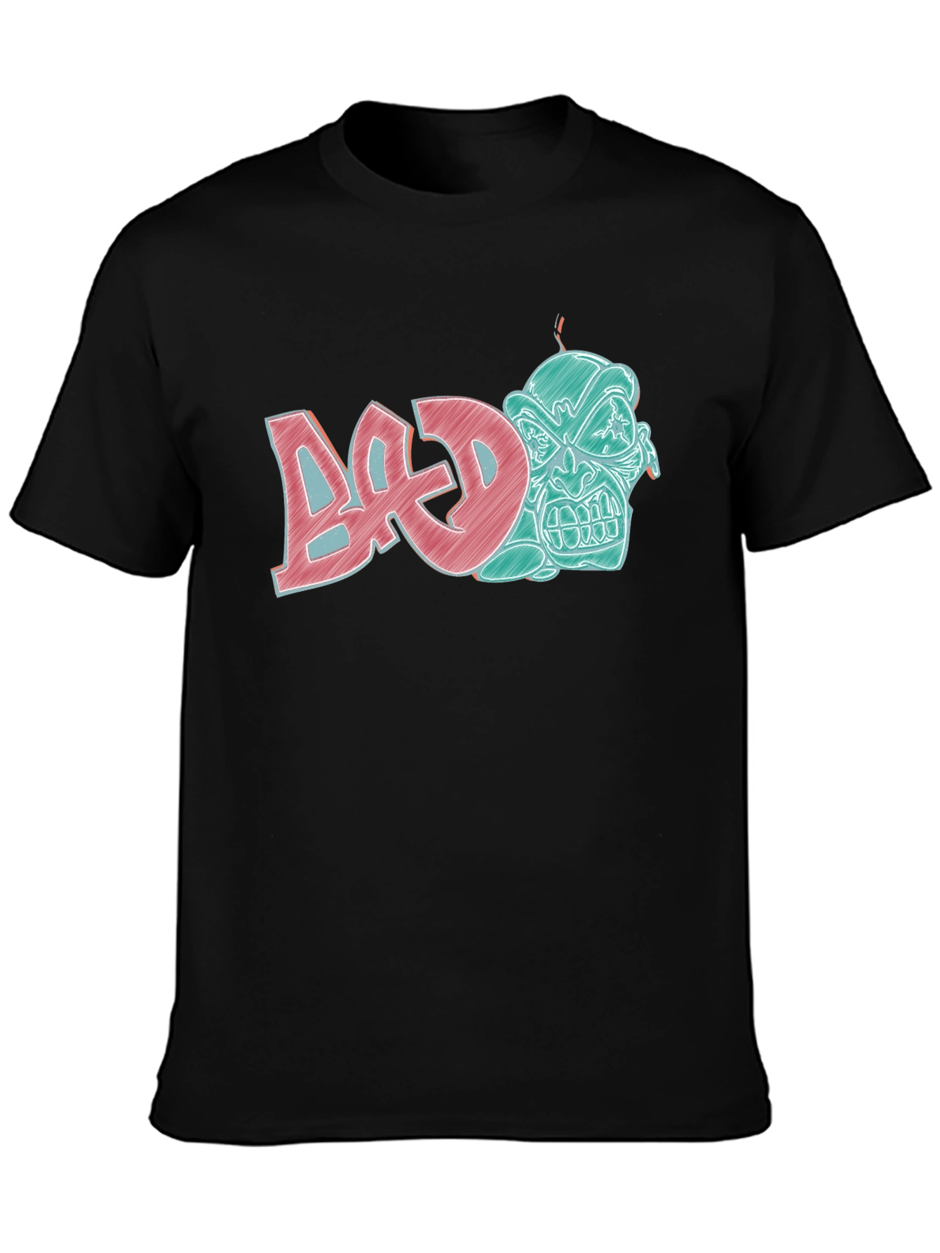 Edgy Graphic T-Shirt - BAD