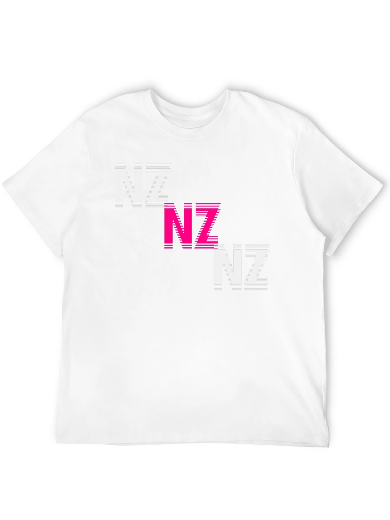 Stylish NZ Graphic Tee - Casual Black Cotton T-Shirt