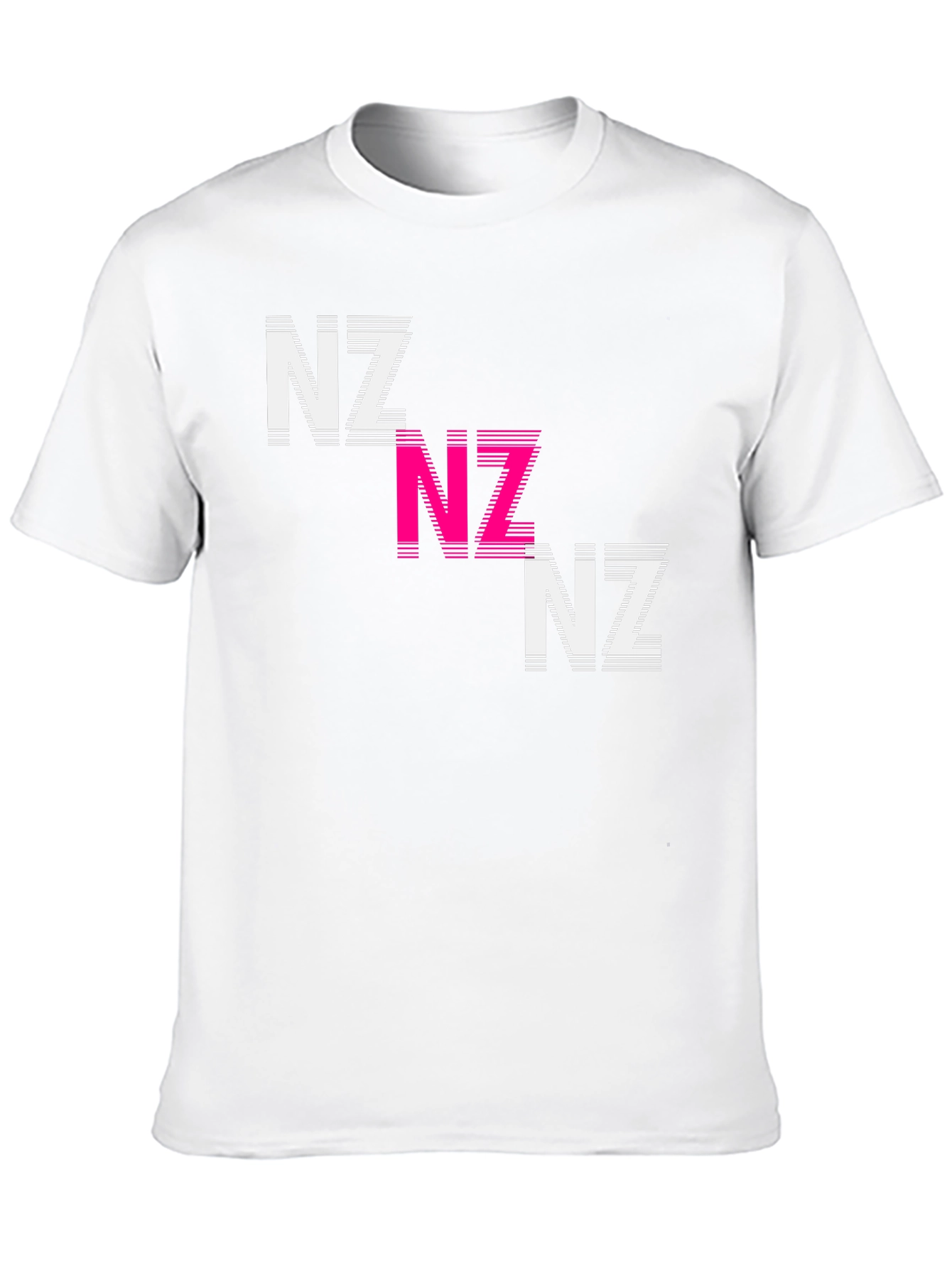 Stylish NZ Graphic Tee - Casual Black Cotton T-Shirt