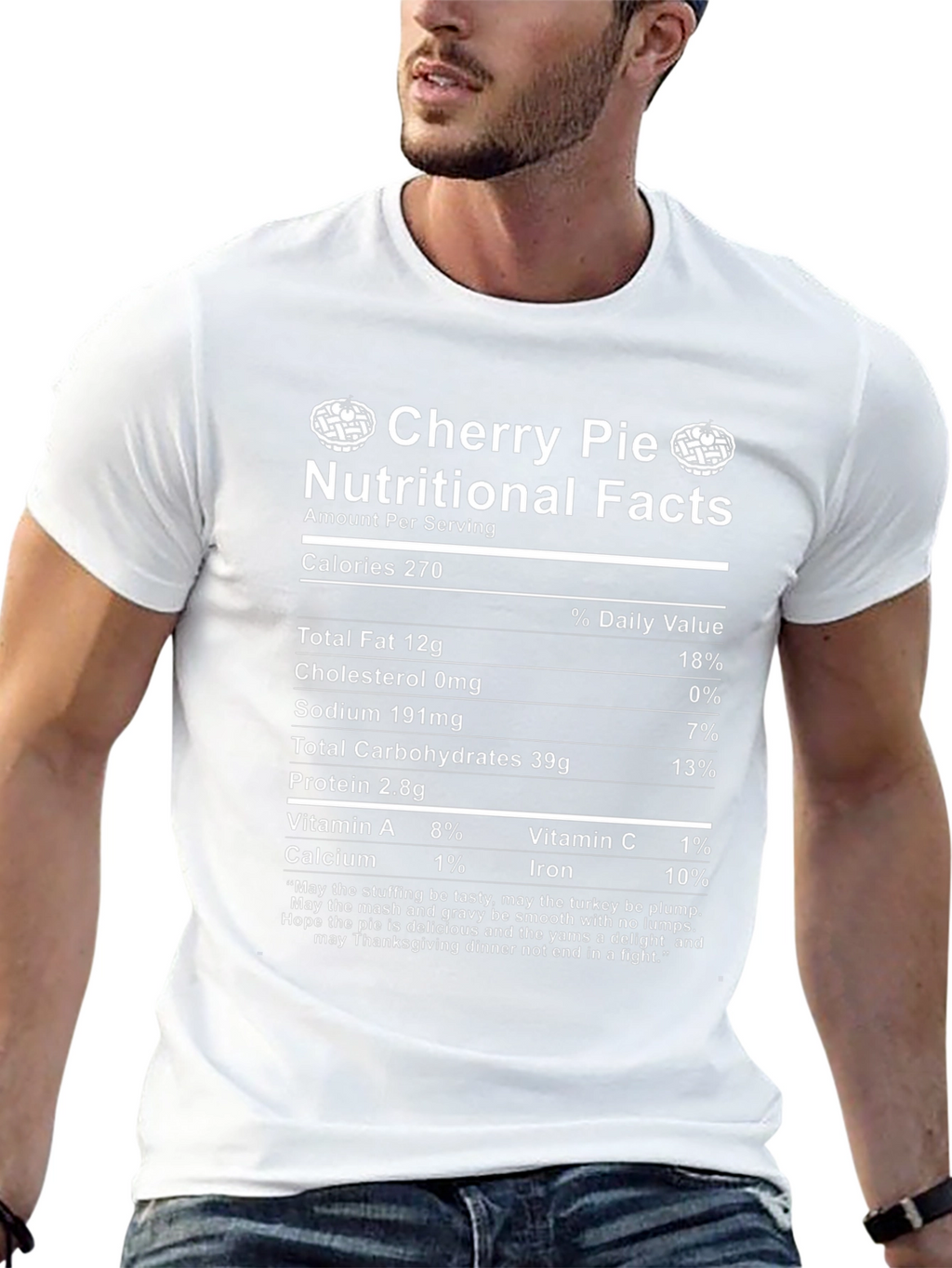 Cherry Pie Nutritional Facts T-Shirt