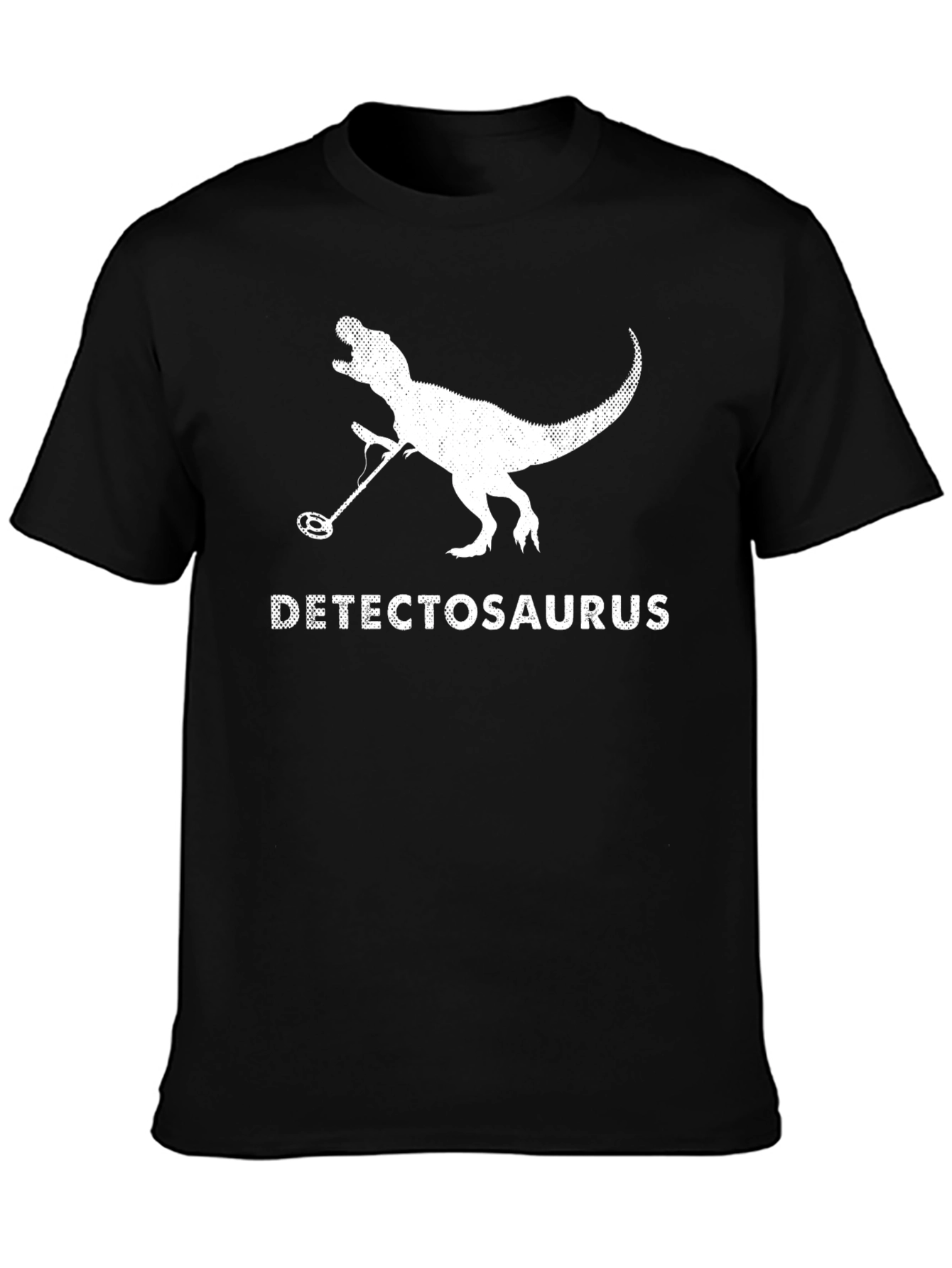 Detectosaurus T-Shirt - Funny Dinosaur Metal Detector Tee