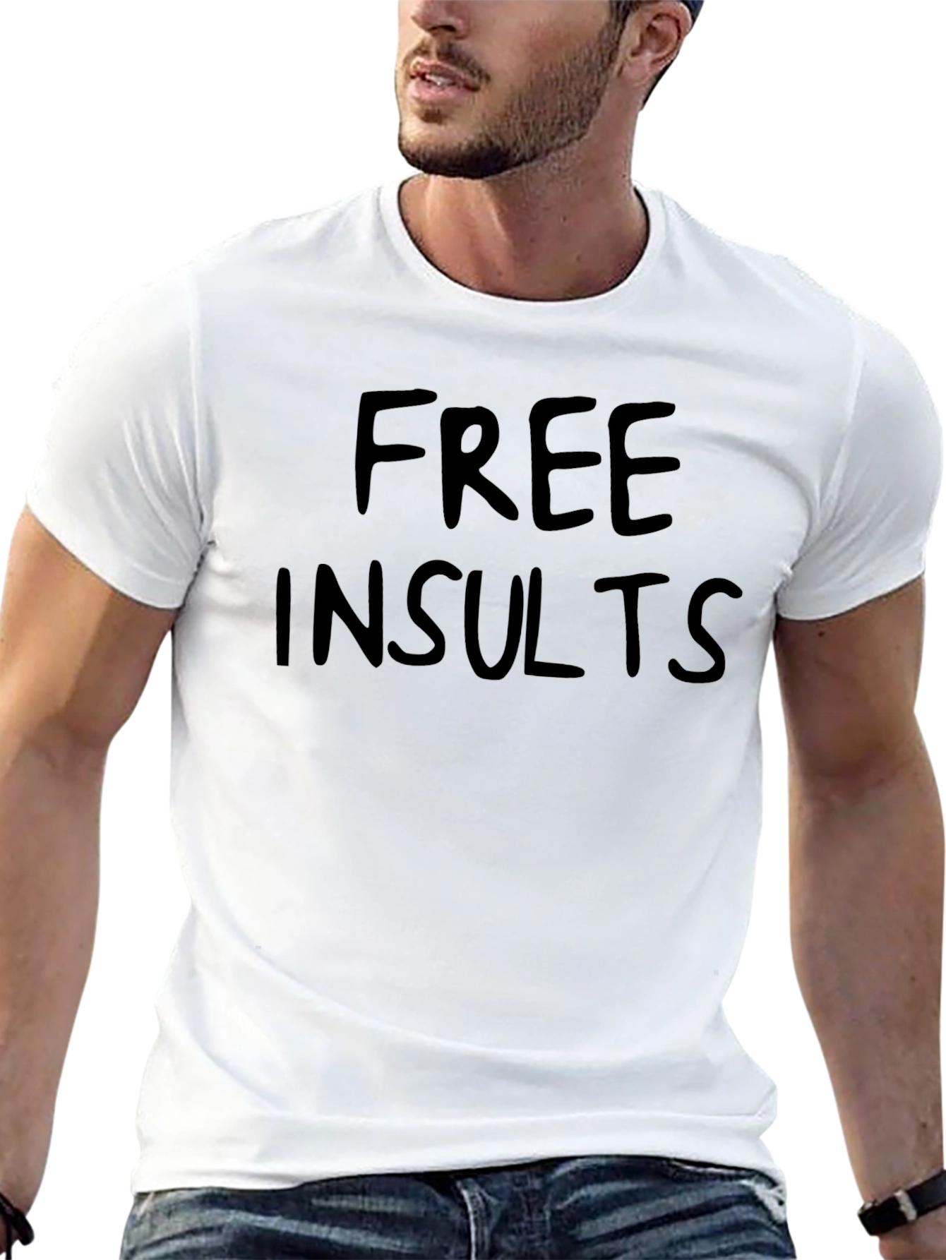 Free Insults Graphic Tee - Sarcastic Humor T-Shirt