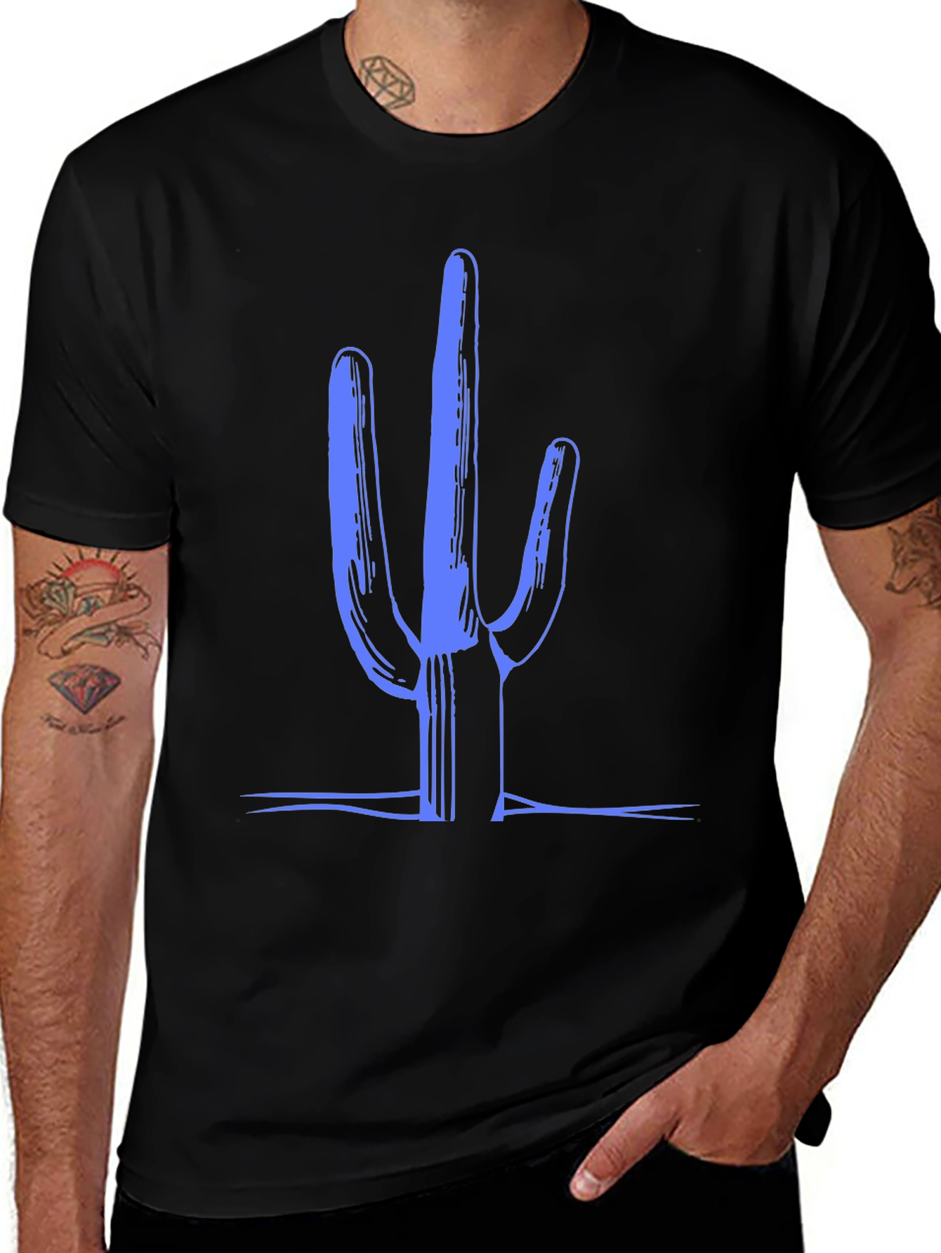 Cool Cactus Graphic T-Shirt - Unisex Tee