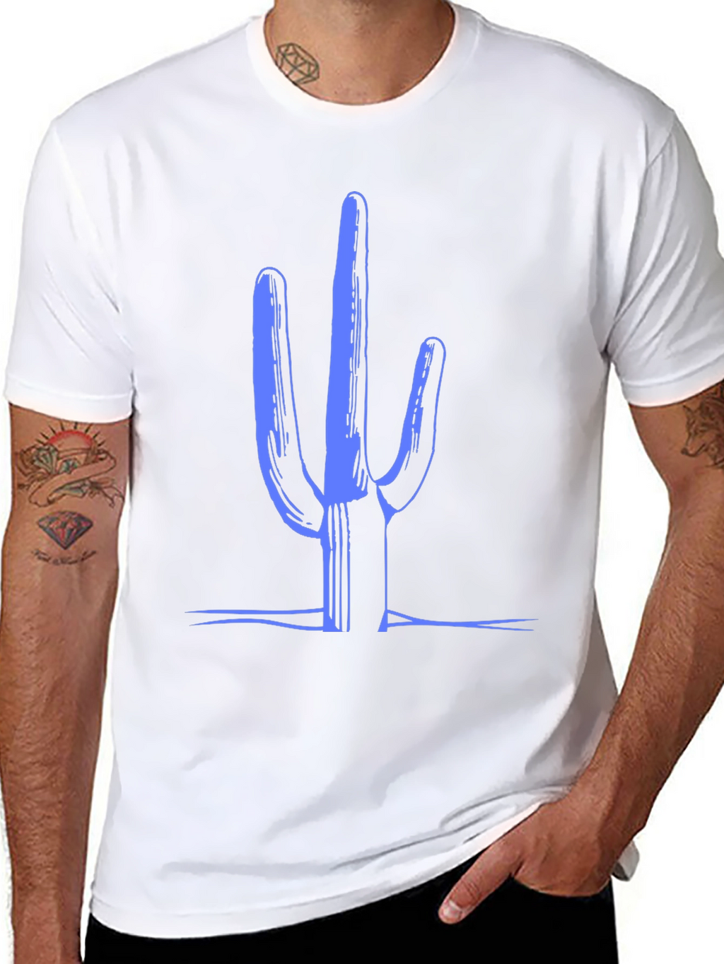 Cool Cactus Graphic T-Shirt - Unisex Tee