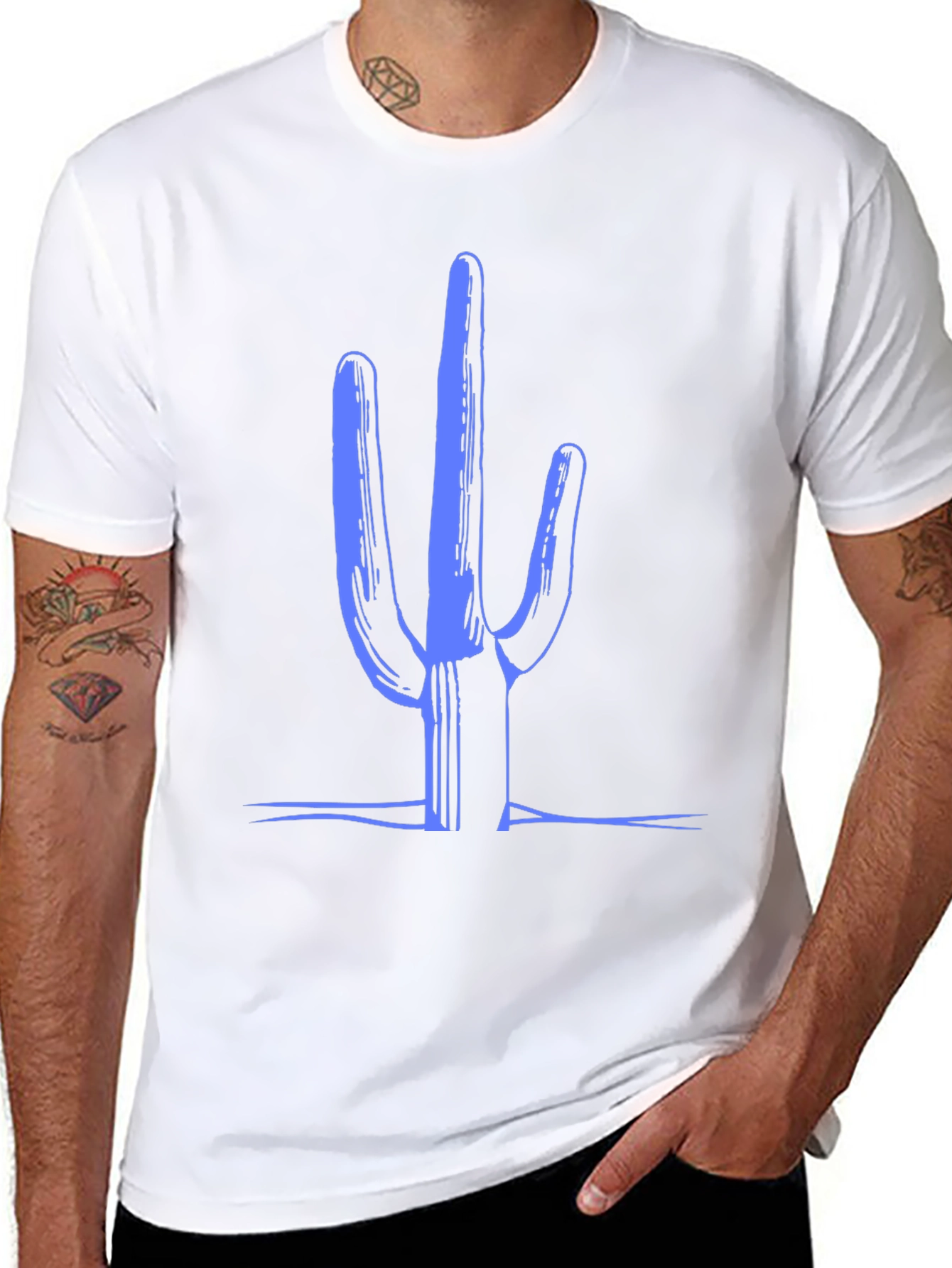 Cool Cactus Graphic T-Shirt - Unisex Tee