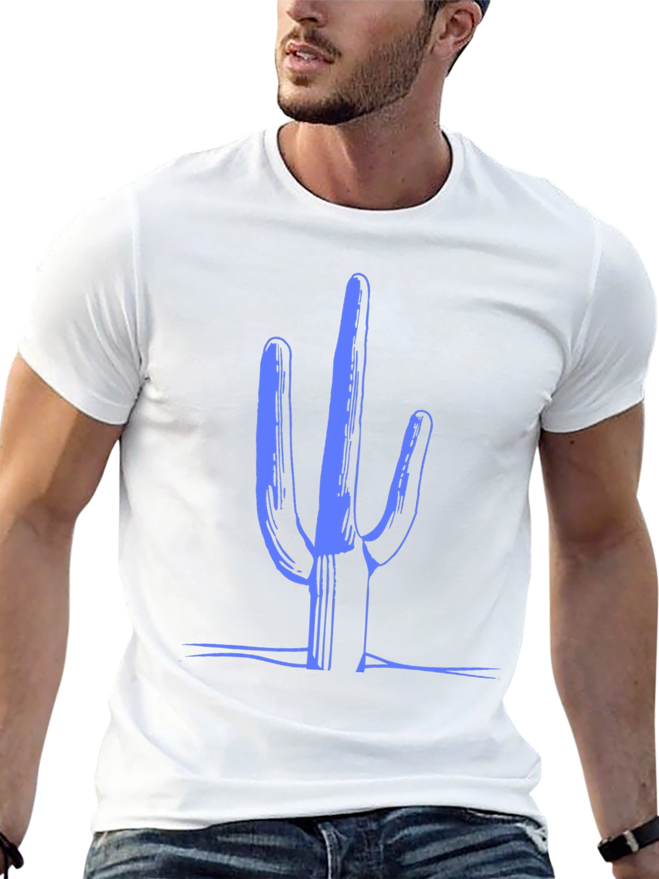 Cool Cactus Graphic T-Shirt - Unisex Tee