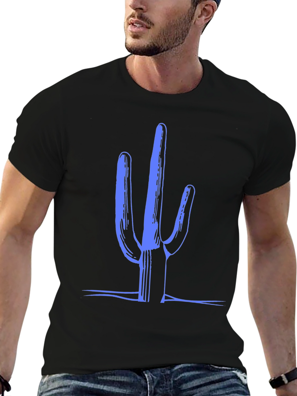 Cool Cactus Graphic T-Shirt - Unisex Tee