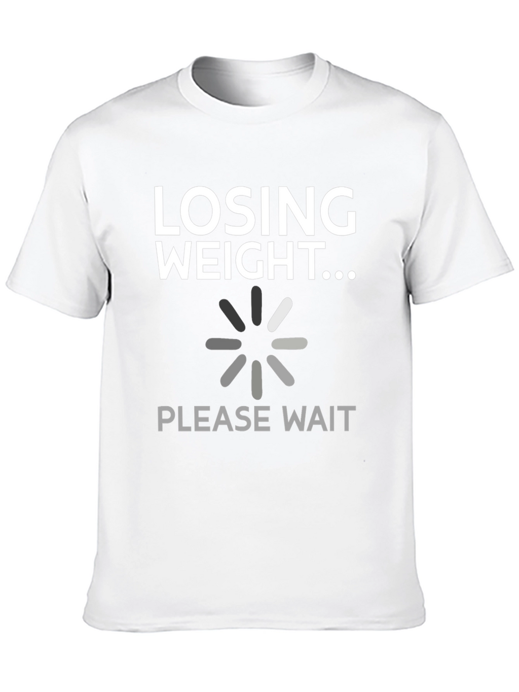 Losing Weight Funny Graphic Tee Shirt