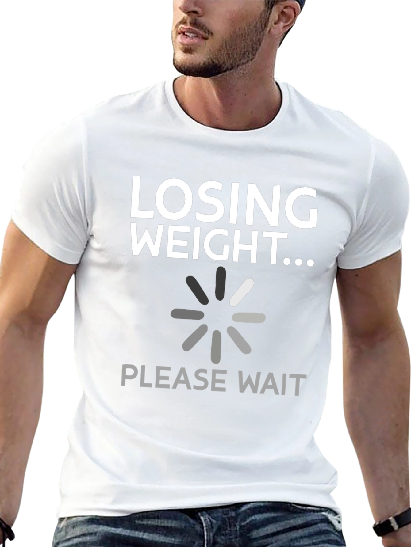 Losing Weight Funny Graphic Tee Shirt