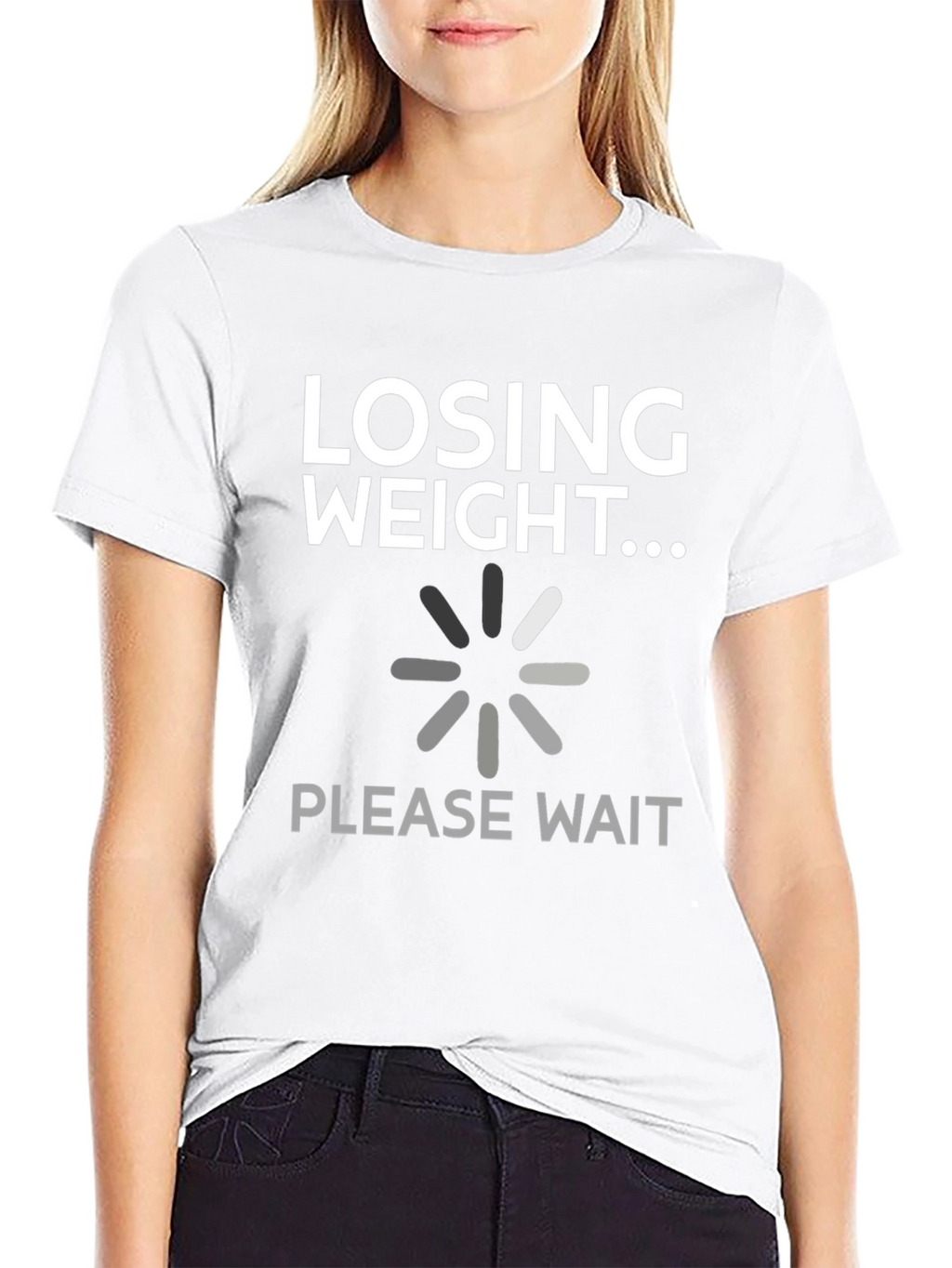 Losing Weight Funny Graphic Tee Shirt