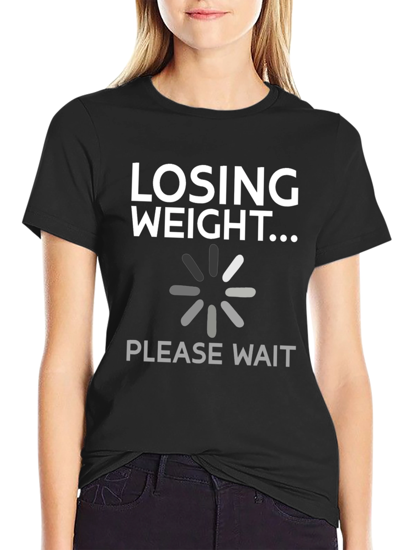 Losing Weight Funny Graphic Tee Shirt
