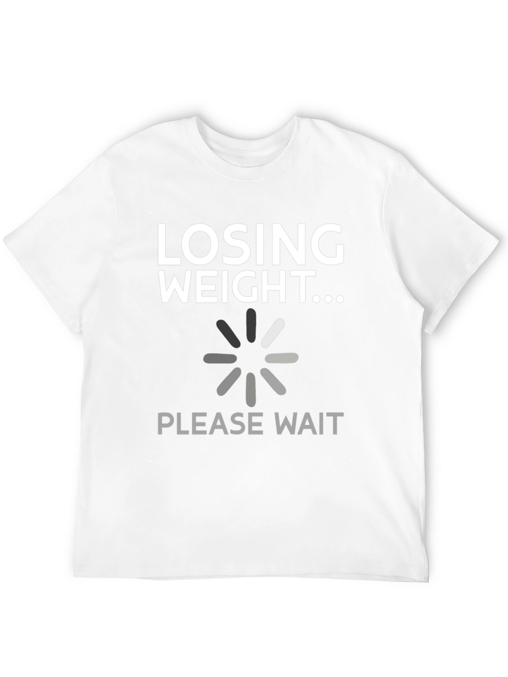 Losing Weight Funny Graphic Tee Shirt