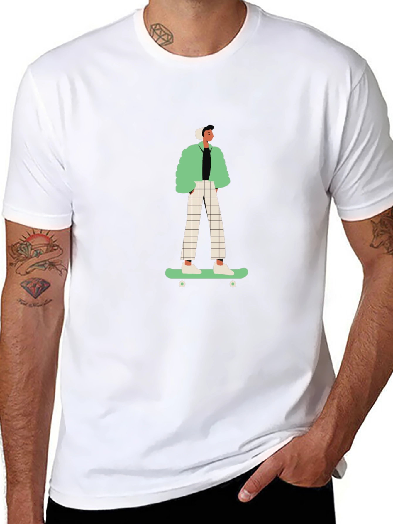 Cool Skater Graphic Tee