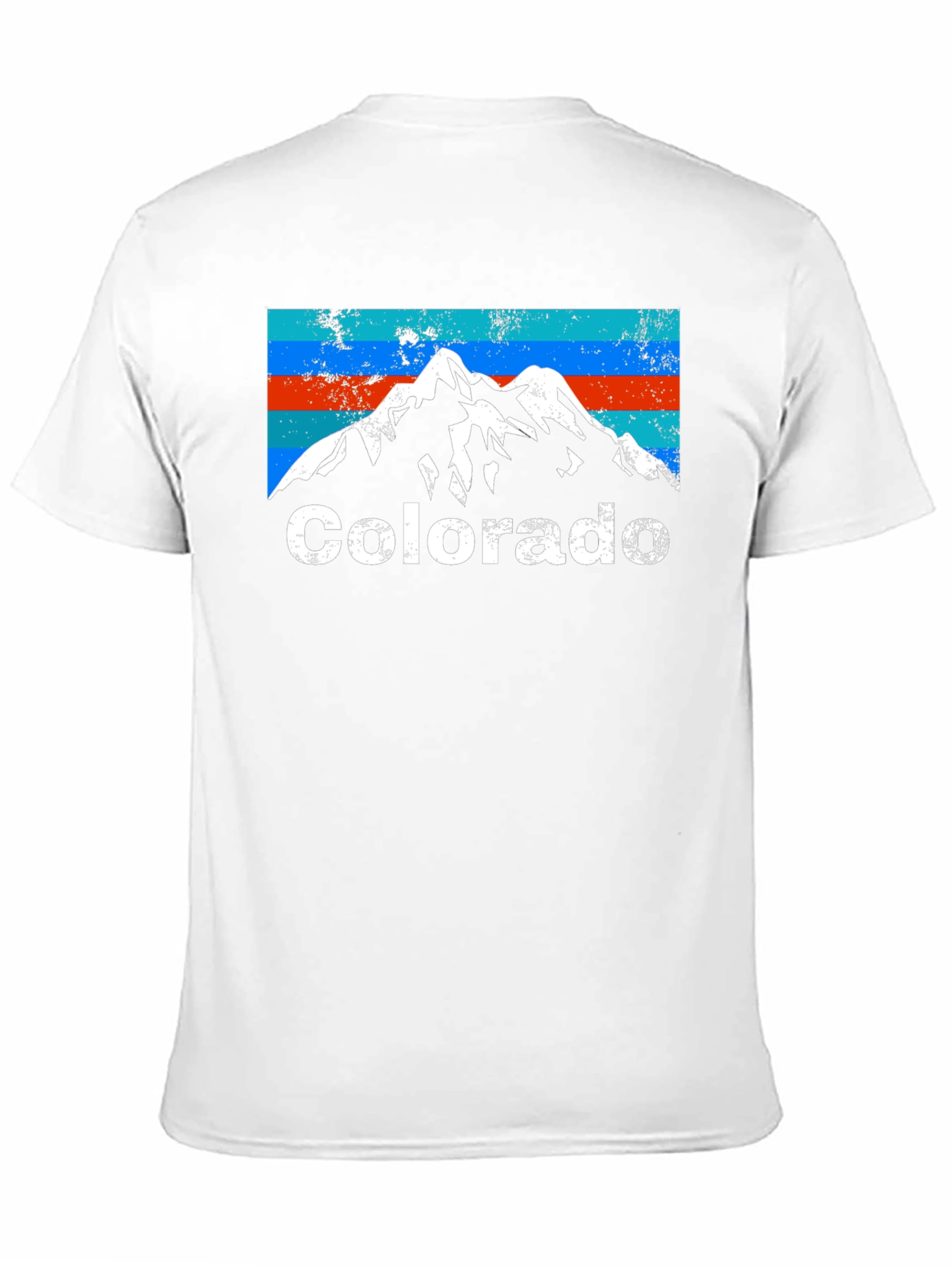 Colorado Mountain Graphic Tee - Retro Style