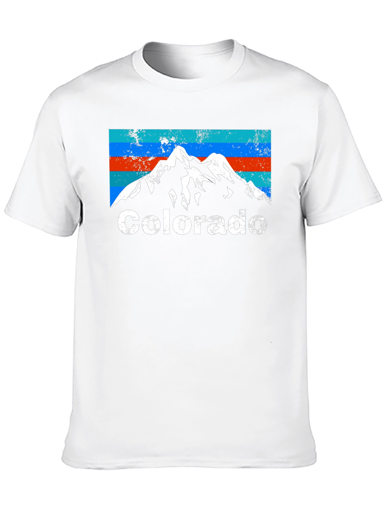 Colorado Mountain Graphic Tee - Retro Style