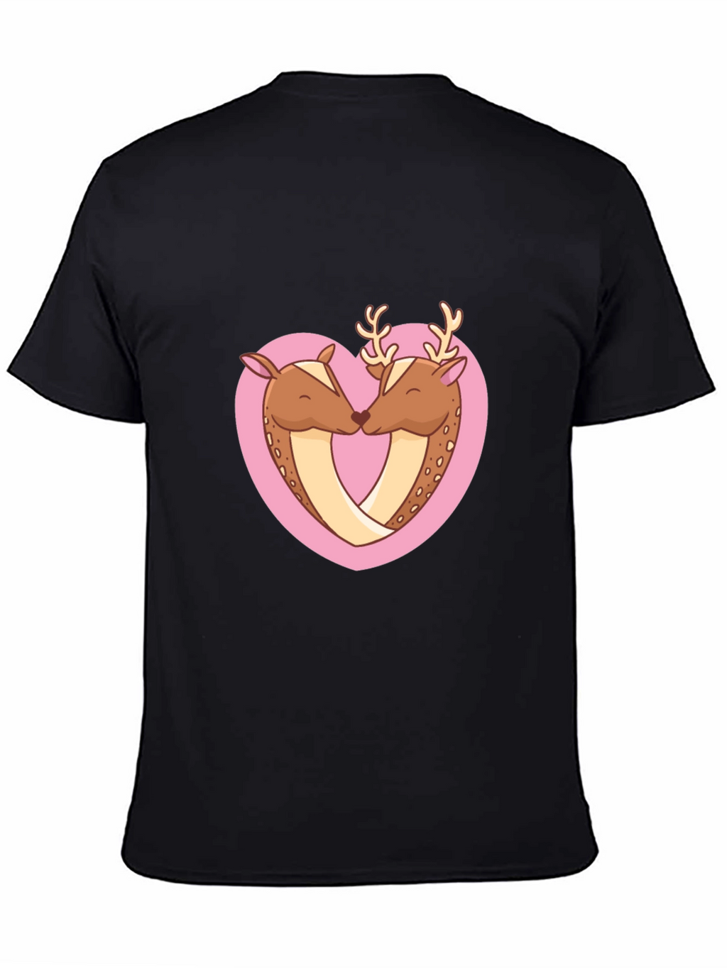 Deer Love Heart Graphic Tee