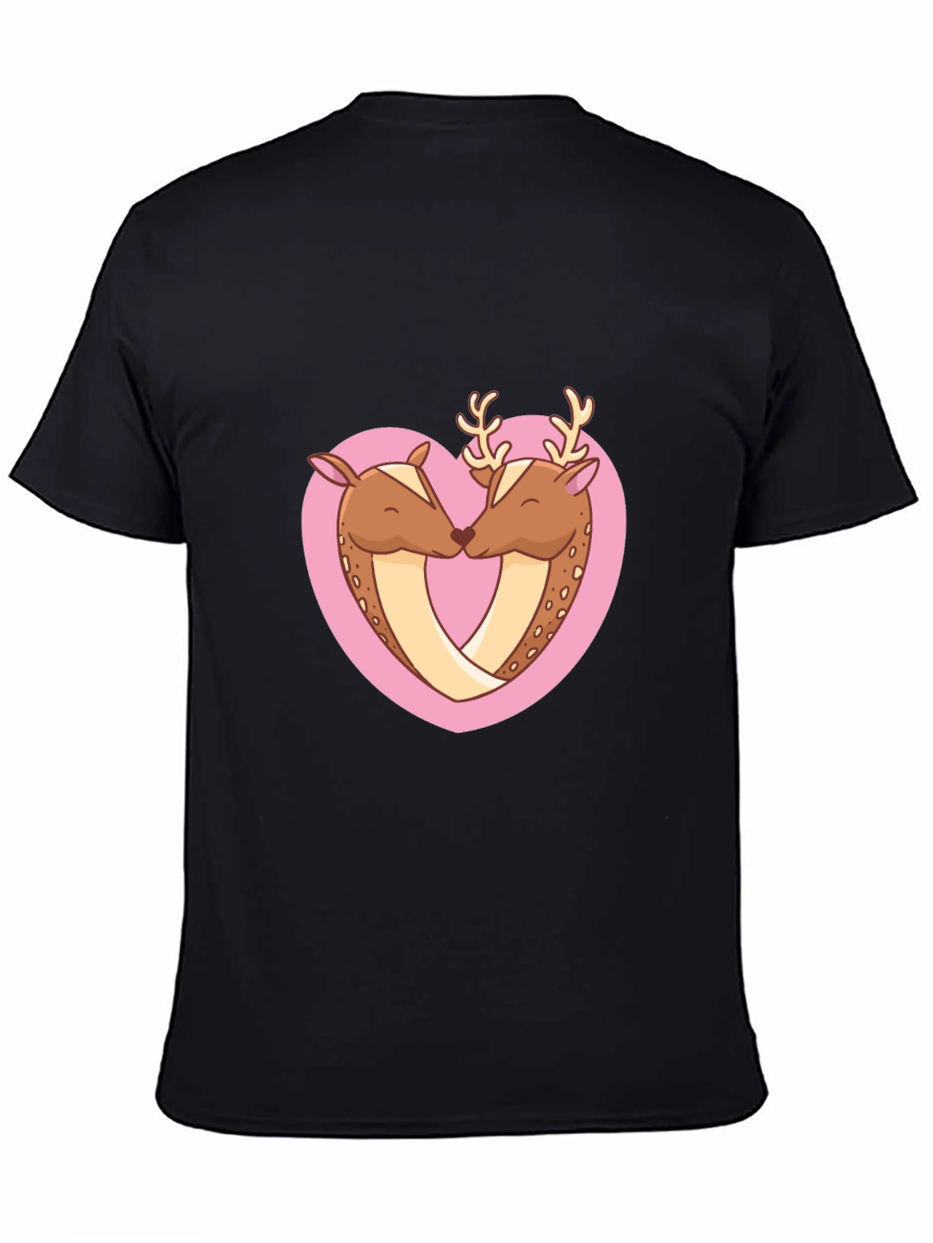 Deer Love Heart Graphic Tee