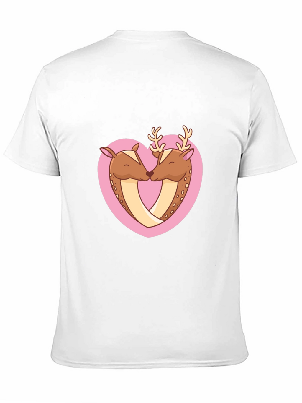 Deer Love Heart Graphic Tee