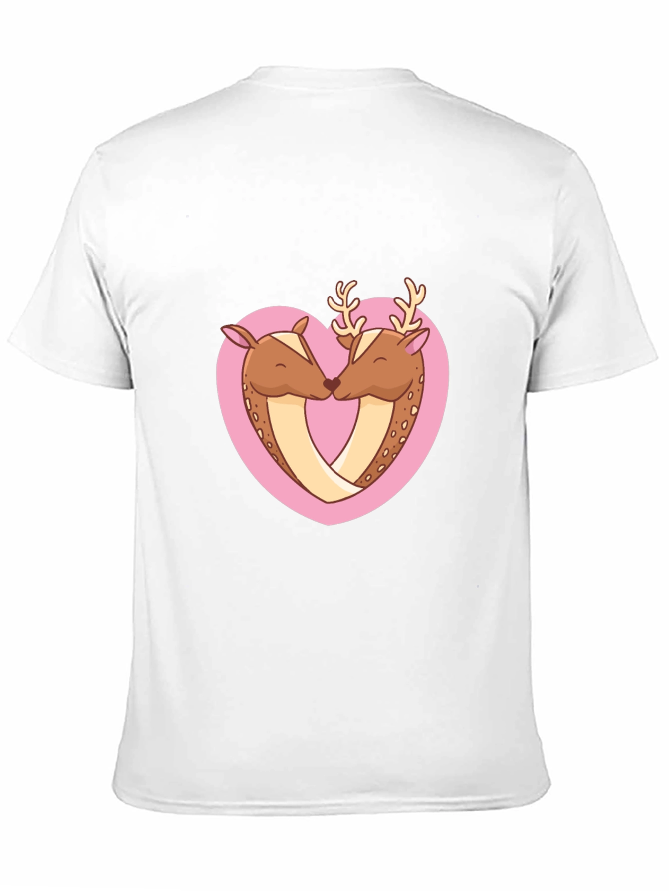 Deer Love Heart Graphic Tee