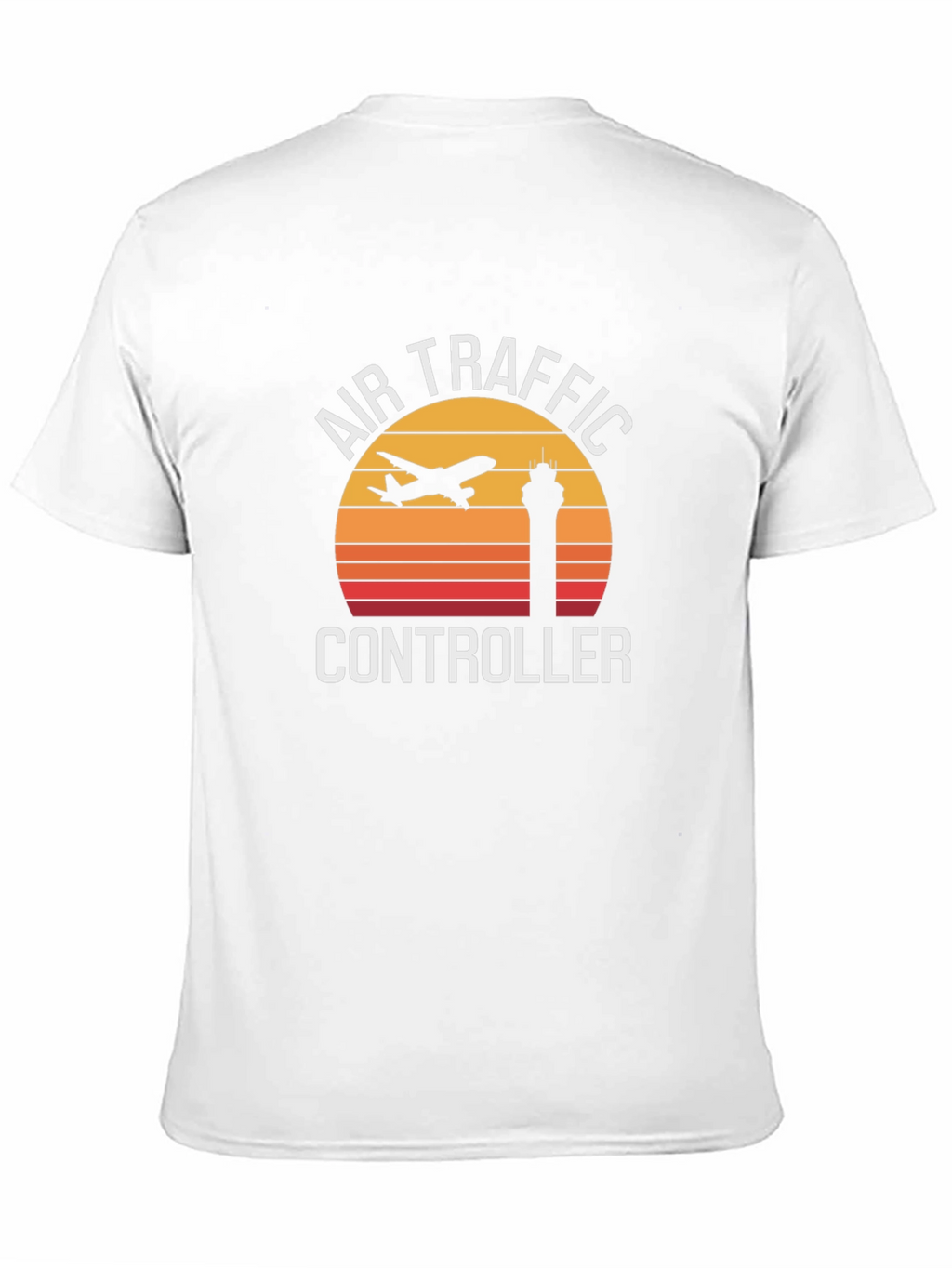 Air Traffic Controller Retro Sunset Graphic Tee