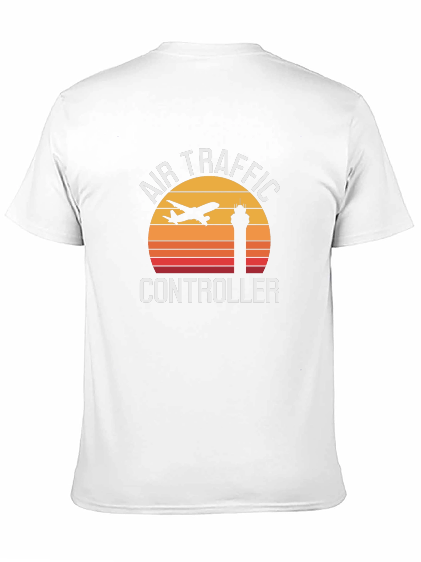 Air Traffic Controller Retro Sunset Graphic Tee