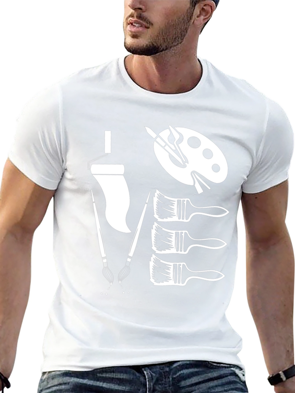 Artists Tools Graphic Tee - Creative Design